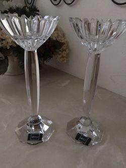 Crystal Mikasa candle holder