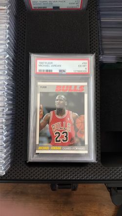 1987 FLEER MICHAEL JORDAN #59 PSA 6