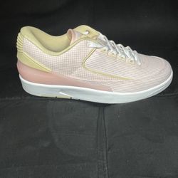 Air Jordan 2 Retro Low Men's Basketball Sneakers Craft Pink White DX6930 600