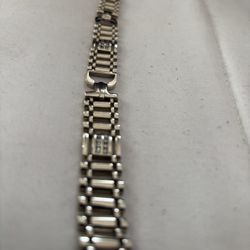 White Gold And Diamond Bracelet 