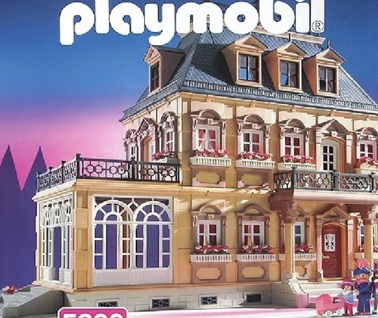 Rare Playmobil Victorian Mansion Loaded With Furniture
