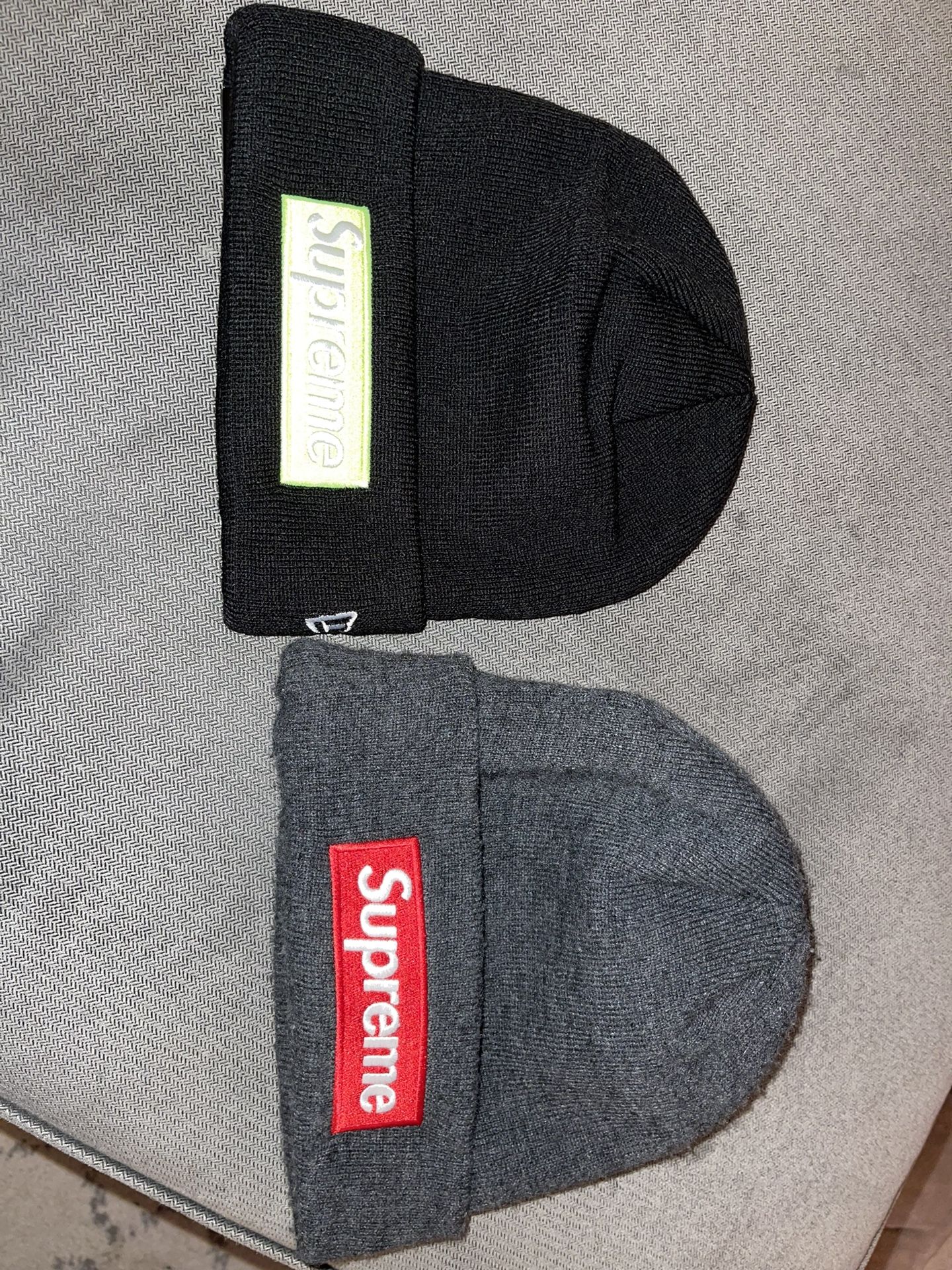 Supreme Box Logo Beanie Charcoal 