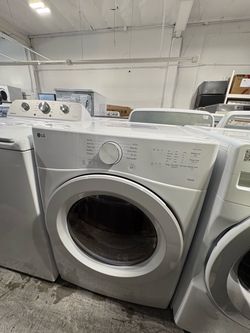LG ThinQ Front Load Dryer White