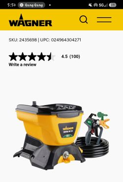 WAGNER Control Pro 130 HEA Power Tank Sprayer