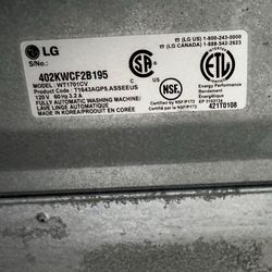 LG washer