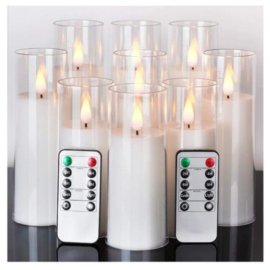 9ct Flameless Candle Set