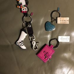 Signature coach key chain charm