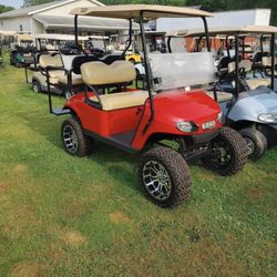 Lifted Gas Golfcart 
