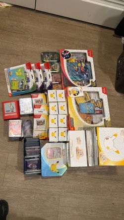 Pokémon TCG Collection Lot – Boxes, Tins & Cards