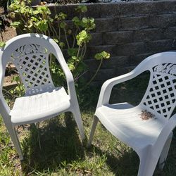 7 Plastic Chairs 