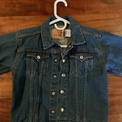 Levi Strauss Girl Child Jean Jacket Lightly Used