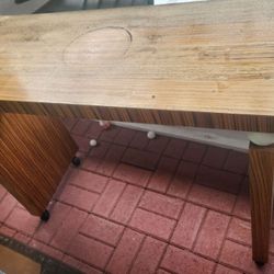 Console Table with Wheels