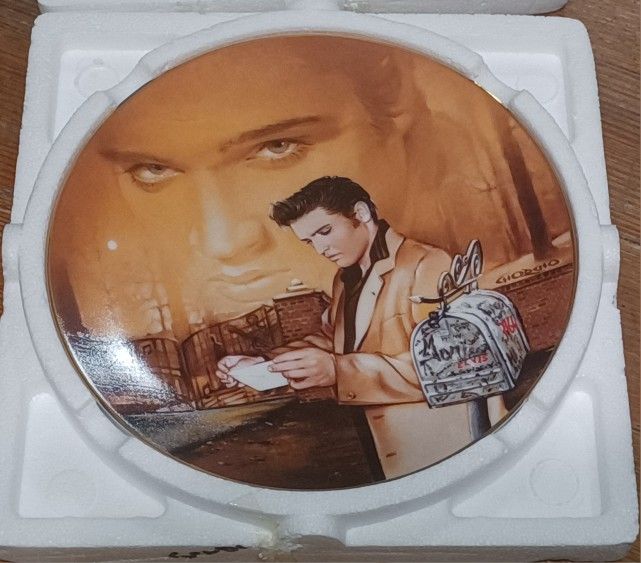 Elvis Presley Collector's Plate Return To Sender King Rock Number 5 Serial