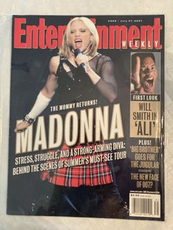 Vintage Madonna Entertainment Weekly July 2001 issue