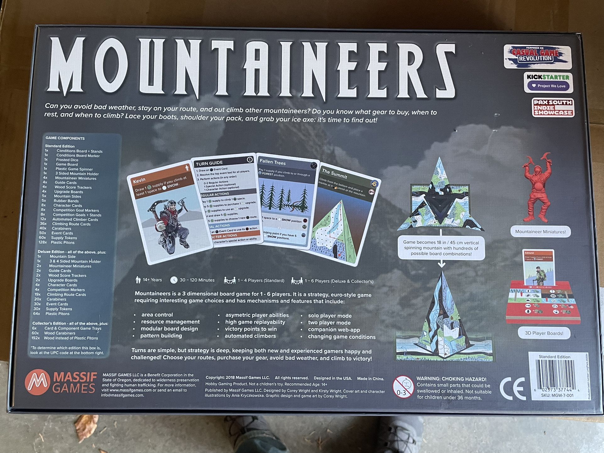 Mountaineers 3D Board Game