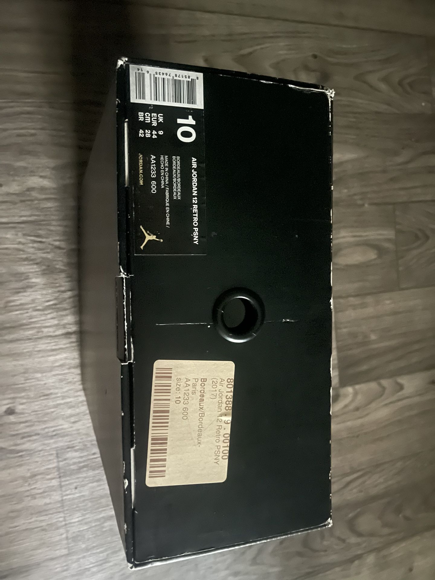 PSNY Jordan 12 Bordeaux