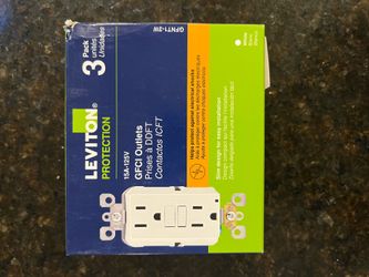 GFCI outlet 3 pack 15A-125V