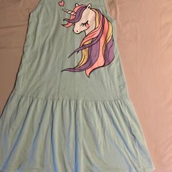 Unicorn Teal Dress