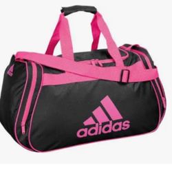 Adidas Diablo Medium Duffel - Black/Pink Brand New