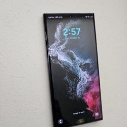 Samsung Galaxy S22 ULTRA 5G 128 GB UNLOCKED COLOR BLACK WORK VERY WELL PERFECT CONDITION 