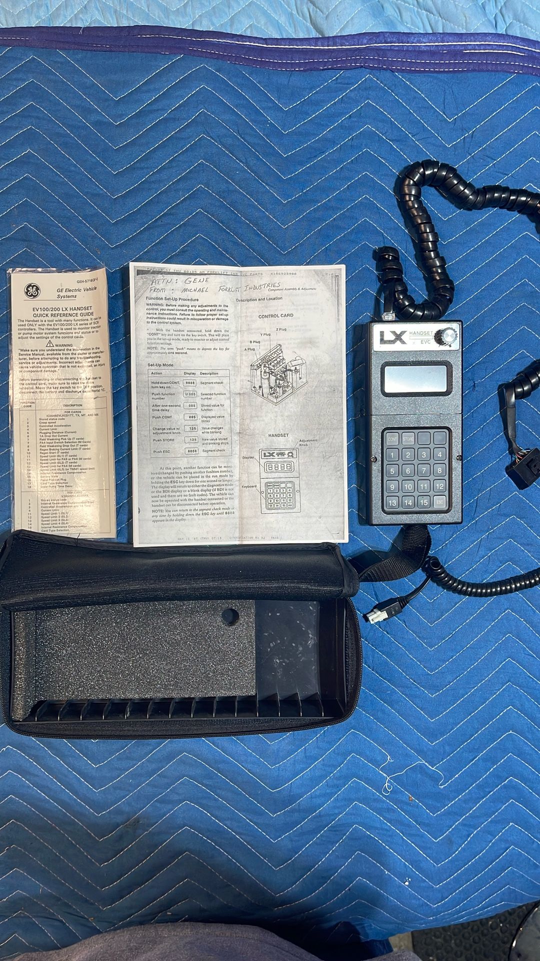 Lx Handset For Ge System  Material Handling