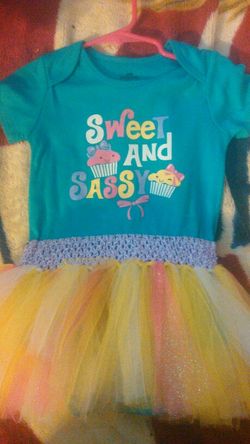 24 months handmade tulie onesie dresses