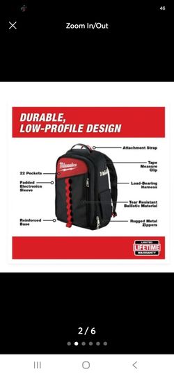 Milwaukee tool backpack