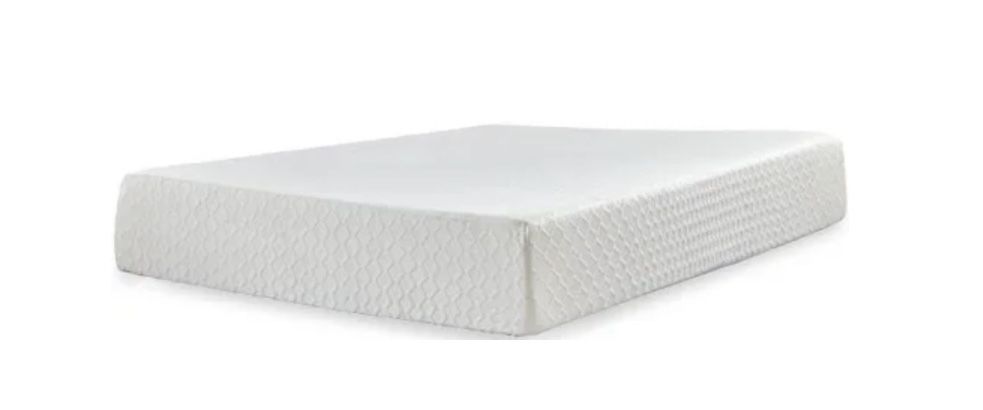 QUEEN B ED/FRAME COMBO - Killer 12-inch Memory Foam Mattress AND 14-inch Steel Frame NO BOX SPRING NEEDED