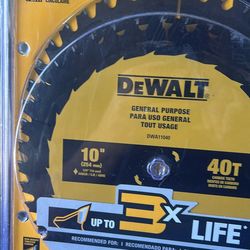 Dewalt 10” saw blade 2 per pack