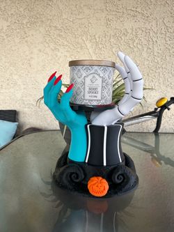 Jack and Sally Candle Holder 3D