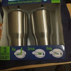 REDUCE COLD-1 Stainless Steel Tumbler Set..30 OZ. 2 in Box. Brand New! Retails For $79 On Amazon.. $50.