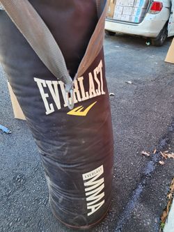 Everlast Leather Heavy 70 Pound Punching Bag