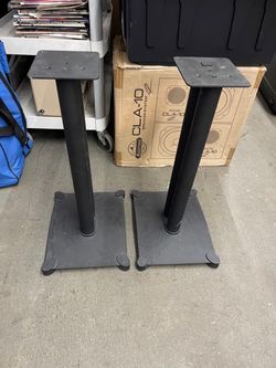 Pair of 26" Speaker Stands (Black)