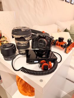 Sony a7iii camera with accessories