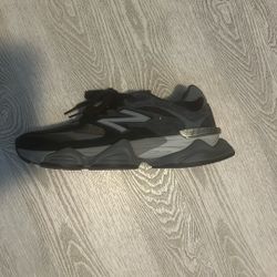 New Balance Men’s 9060 Black Castlerock Gray Size 8  
