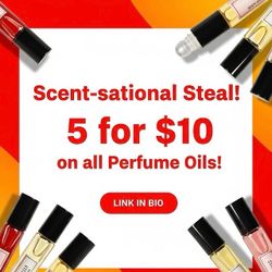 Perfume Oils 5 for $10 DM for list