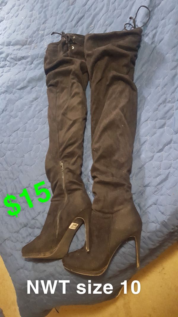 boots with tie