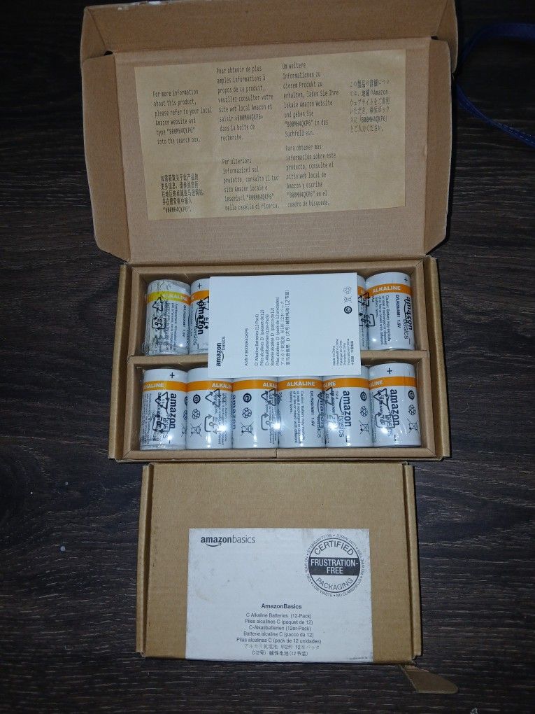 Amazon Batteries C And D AKALINE