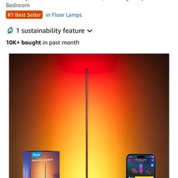 Govee RGBIC Floor Lamp Basic, 1000lm LED Corner Lamp, Black