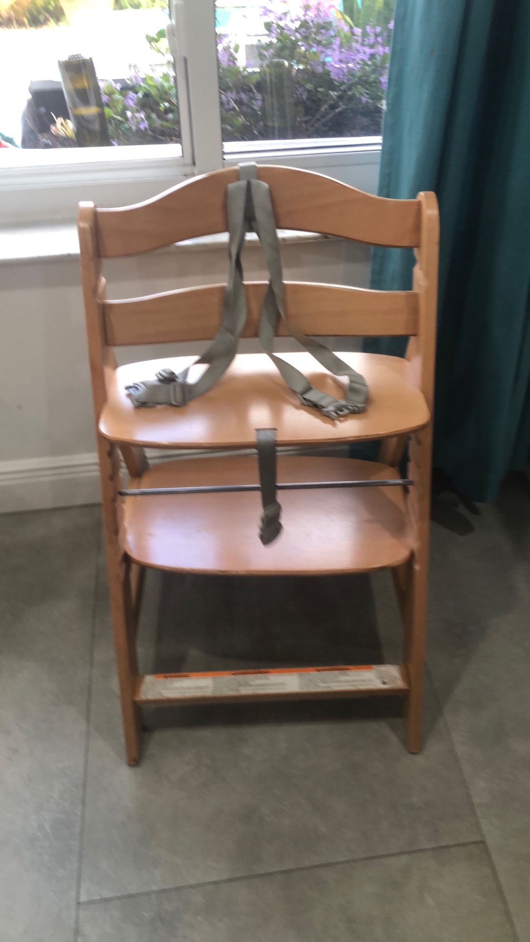 Scandinavian Wood High Chair