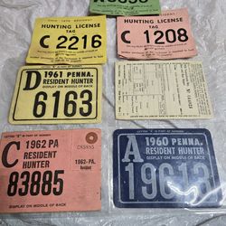Old Fishing Licenses