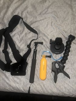 GoPro And Insignia Mounts And Extendable Stick
