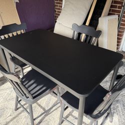 Table And 4 Chairs 