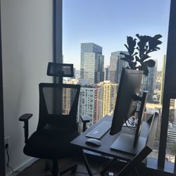 Home Office Setup: Ergonomic Chair + Foldable Desk