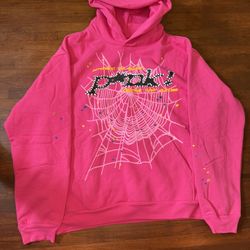Pink Spider Hoodie
