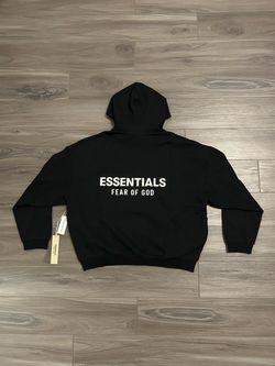 XL - Essentials Black FW24 Hoodie Brand New