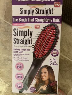 Brush straightener