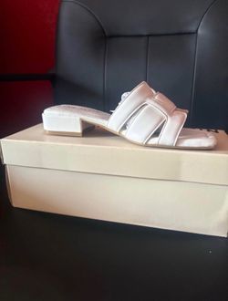 Anne Klein Loyal White Sandals
