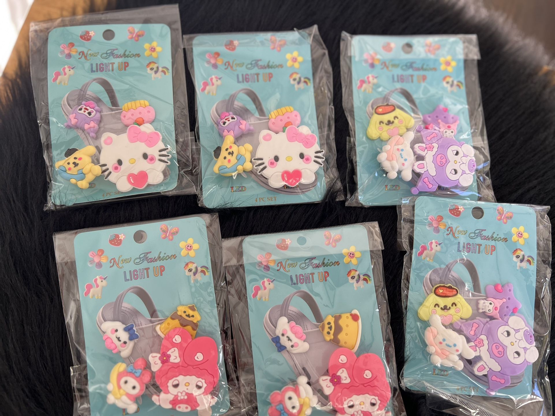 Lightup Sanrio Croc Charms