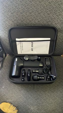 M1 max percussion massage gun used three times